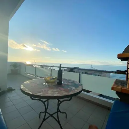 아파트 2 Bedrooms Appartement With Sea View Enclosed Garden And Wifi At Bajamar 1 Km Away From The Beach 바하마르